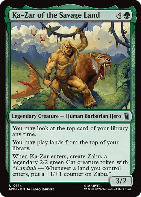 Ka-Zar of the Savage Land [MSH-174] [U]