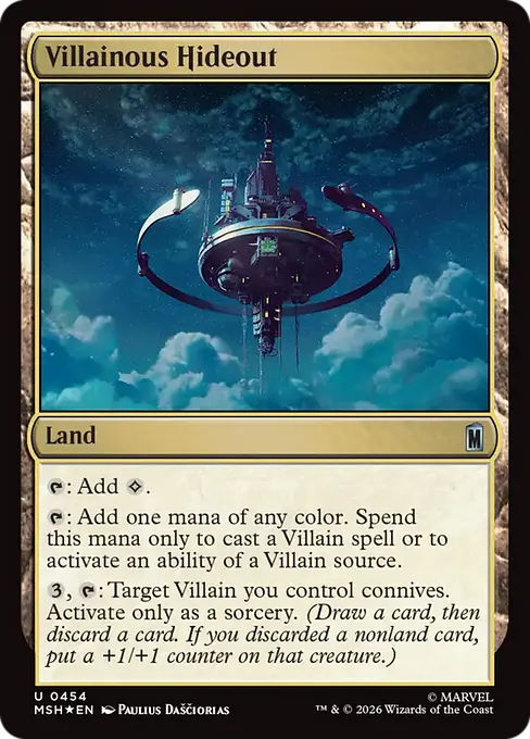 Villainous Hideout (Surge Foil)[MSH-454] [U]