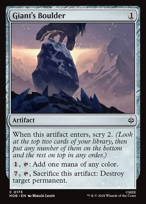 Giant's Boulder [HOB-173] [C]