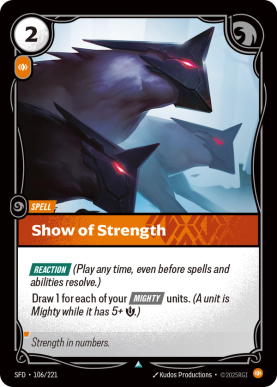 Show of Strength [SFD-106] [U]