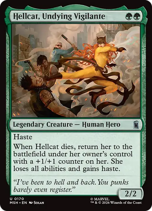 Hellcat, Undying Vigilante [MSH-170] [U]