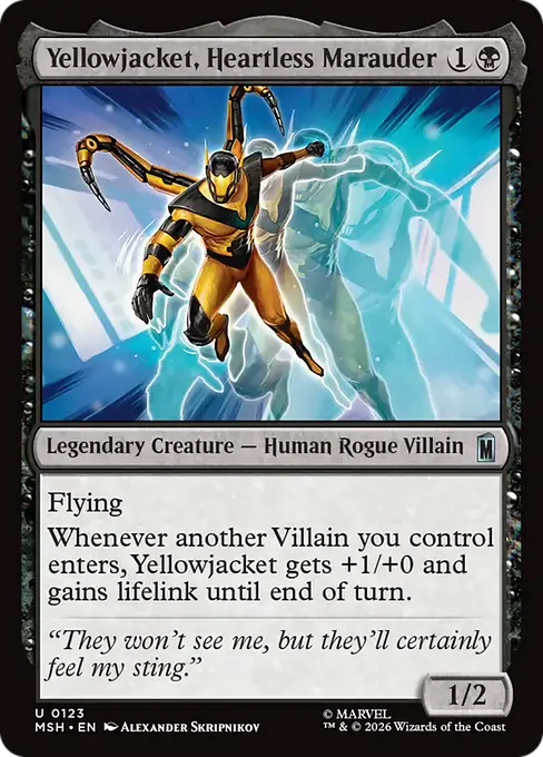 Yellowjacket, Heartless Marauder [MSH-123] [U]