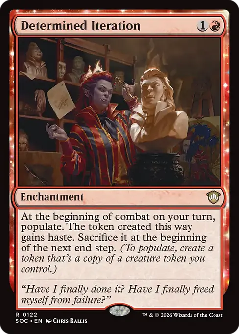 Determined Iteration [SOC-122] [R]
