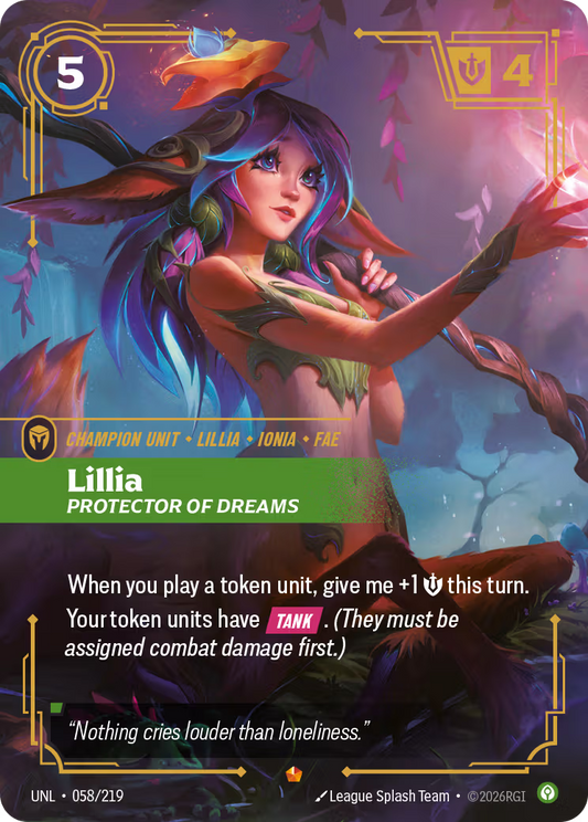 Lillia - Protector of Dreams [UNL-058] [E]