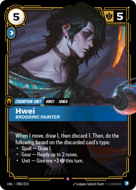Hwei - Brooding Painter [UNL-080] [R]