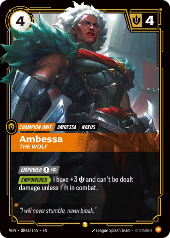 Ambessa - The Wolf (Alternate Art) [VEN-084aS]