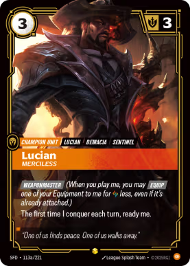 Lucian - Merciless [SFD-113a] [S]