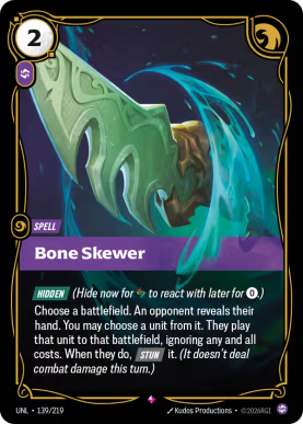 Bone Skewer [UNL-139] [R]