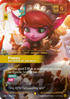 Poppy - Defender of the Meek [UNL-178a] [S]