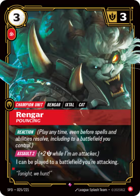 Rengar - Pouncing [SFD-025] [R]