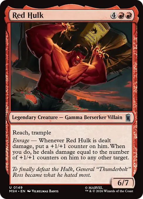 Red Hulk [MSH-149] [U]