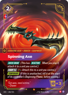 Spinning Axe [SFD-186] [E]