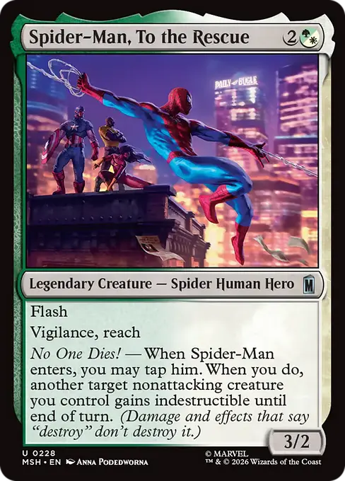 Spider-Man, To the Rescue [MSH-228] [U]