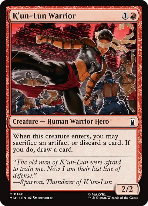 K'un-Lun Warrior [MSH-140] [C]