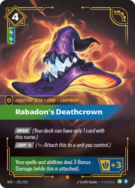 Rabadon's Deathcrown [SFD-191] [E]