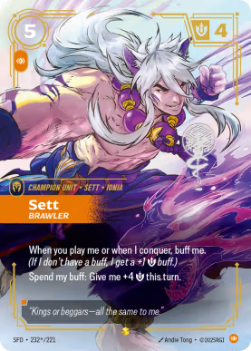 Sett - Brawler ON Signature [SFD-232a] [S]