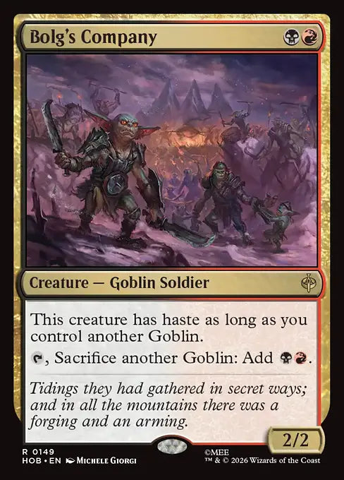 Bolg's Company [HOB-149] [R]