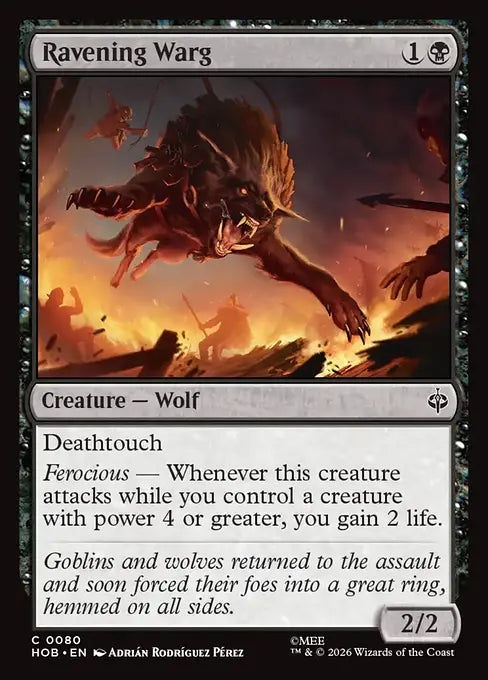 Ravening Warg [HOB-080] [C]