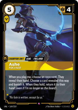 Ashe - Focused [UNL-169] [R]