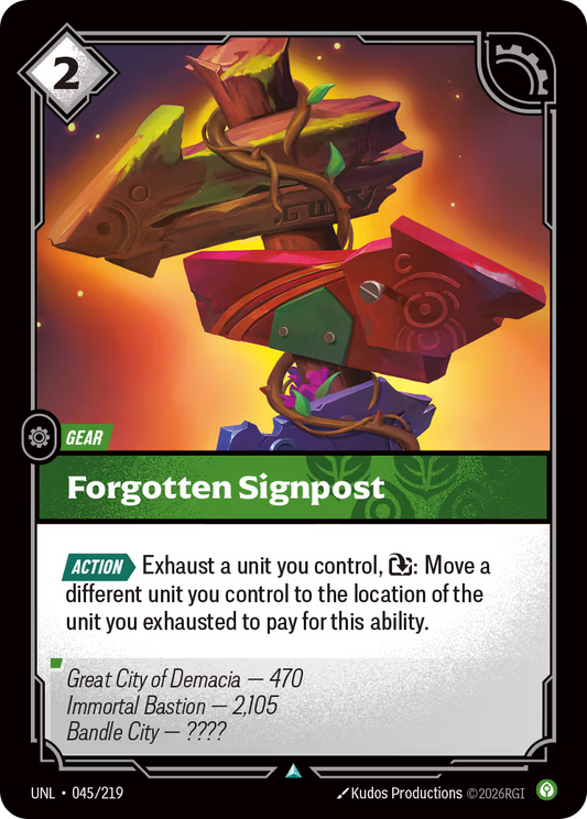 Forgotten Signpost [UNL-045] [U]
