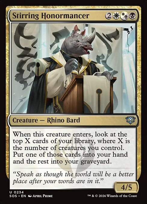 Stirring Honormancer [SOS-234]