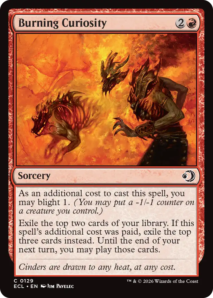 Burning Curiosity (ECL) 129