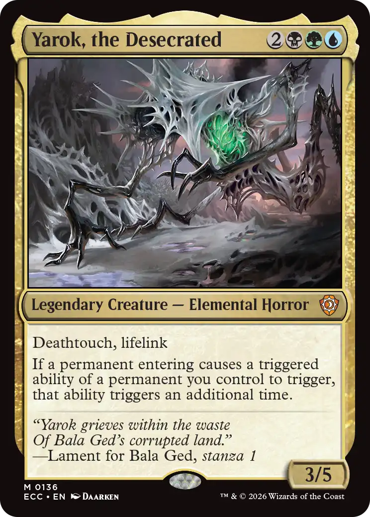 Yarok, the Desecrated (ECC) 136