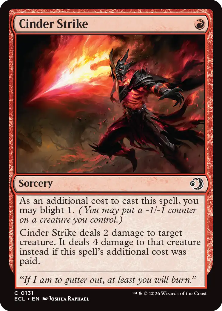 Cinder Strike (ECL) 131