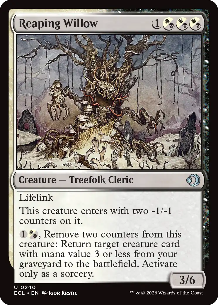 Reaping Willow (ECL) 240