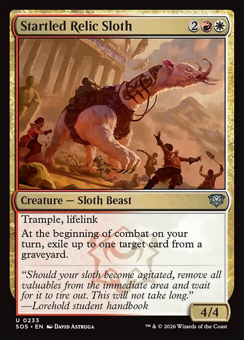 Startled Relic Sloth [SOS-233]