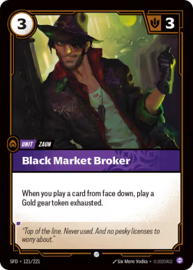 Black Market Broker [SFD-121] [C]