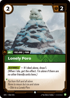 Lonely Poro [SFD-036] [C]