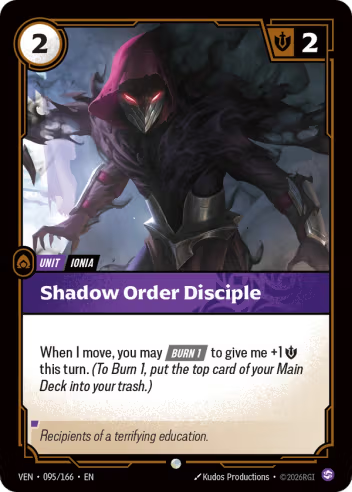 Shadow Order Disciple [VEN-095C]