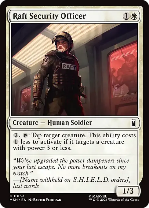 Raft Security Officer [MSH-033] [C]