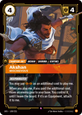 Akshan - Mischievous [SFD-109] [R]