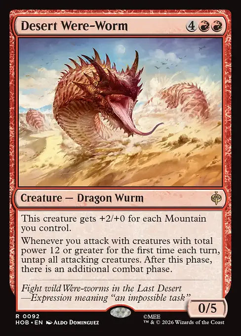 Desert Were-Worm [HOB-092] [R]