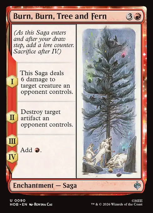 Burn, Burn, Tree and Fern [HOB-090] [U]