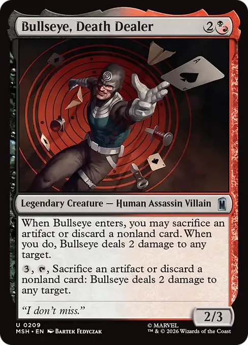 Bullseye, Death Dealer [MSH-209] [U]