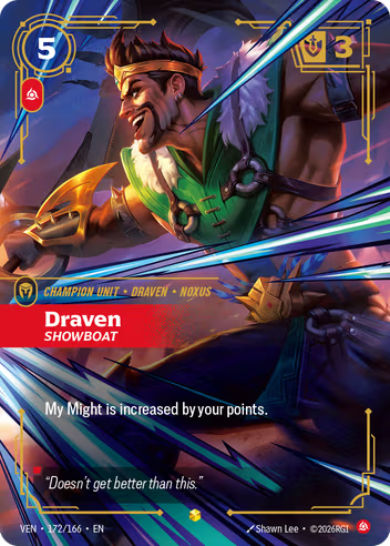 Draven - Showboat (Overnumbered) [VEN-172S]