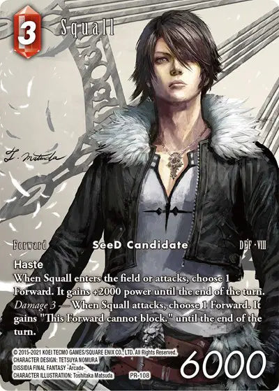 Squall PR-108 (Full Art) (Promo)