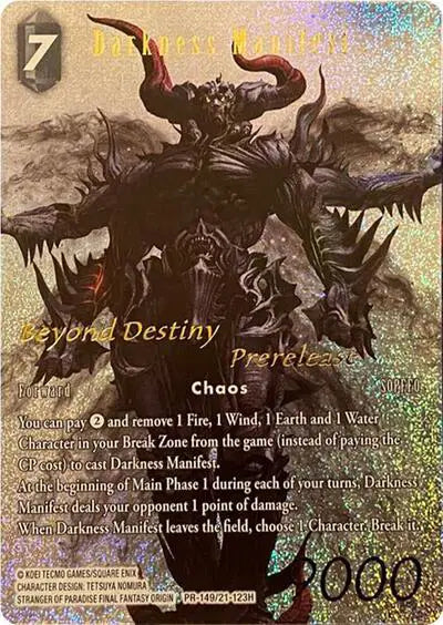 Darkness Manifest PR-149/21-123H (Beyond Destiny) Full Art