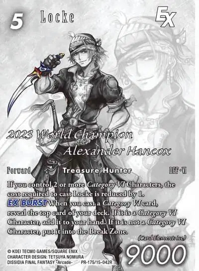 Locke PR-175/15-042R (Promo) (World Champion Alexander Hancox)