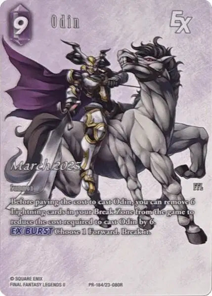Odin PR-184/23-080R (Promo) March 2025